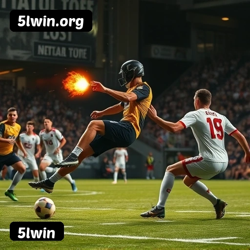 App 5lwin para iOS e Android — interface mobile, login biométrico e PIX integrado